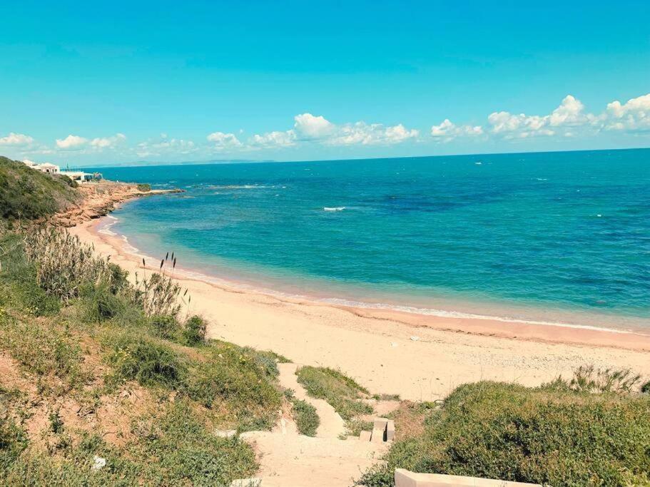 Luxurious Sea View With Private Beach In Gammarth, Marsa Lägenhet Exteriör bild